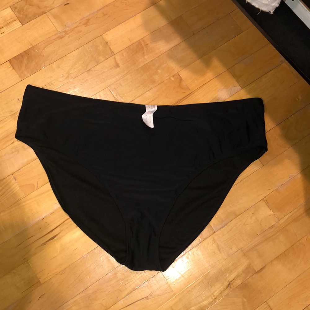 Plus High Waisted Bikini Bottom